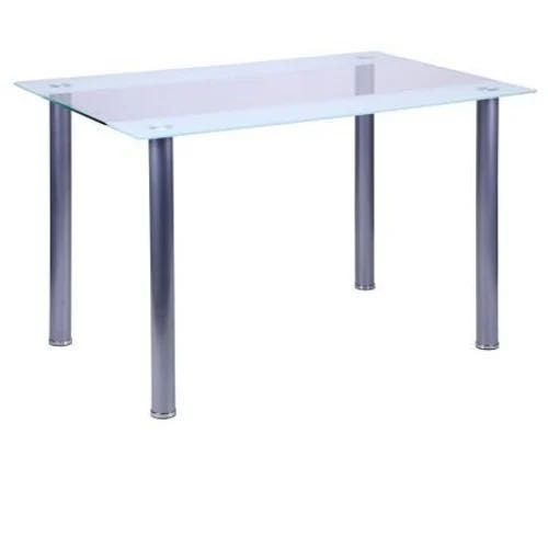 Нерозкладний стіл Art Metal Furniture Аттика База алюм/Стекло