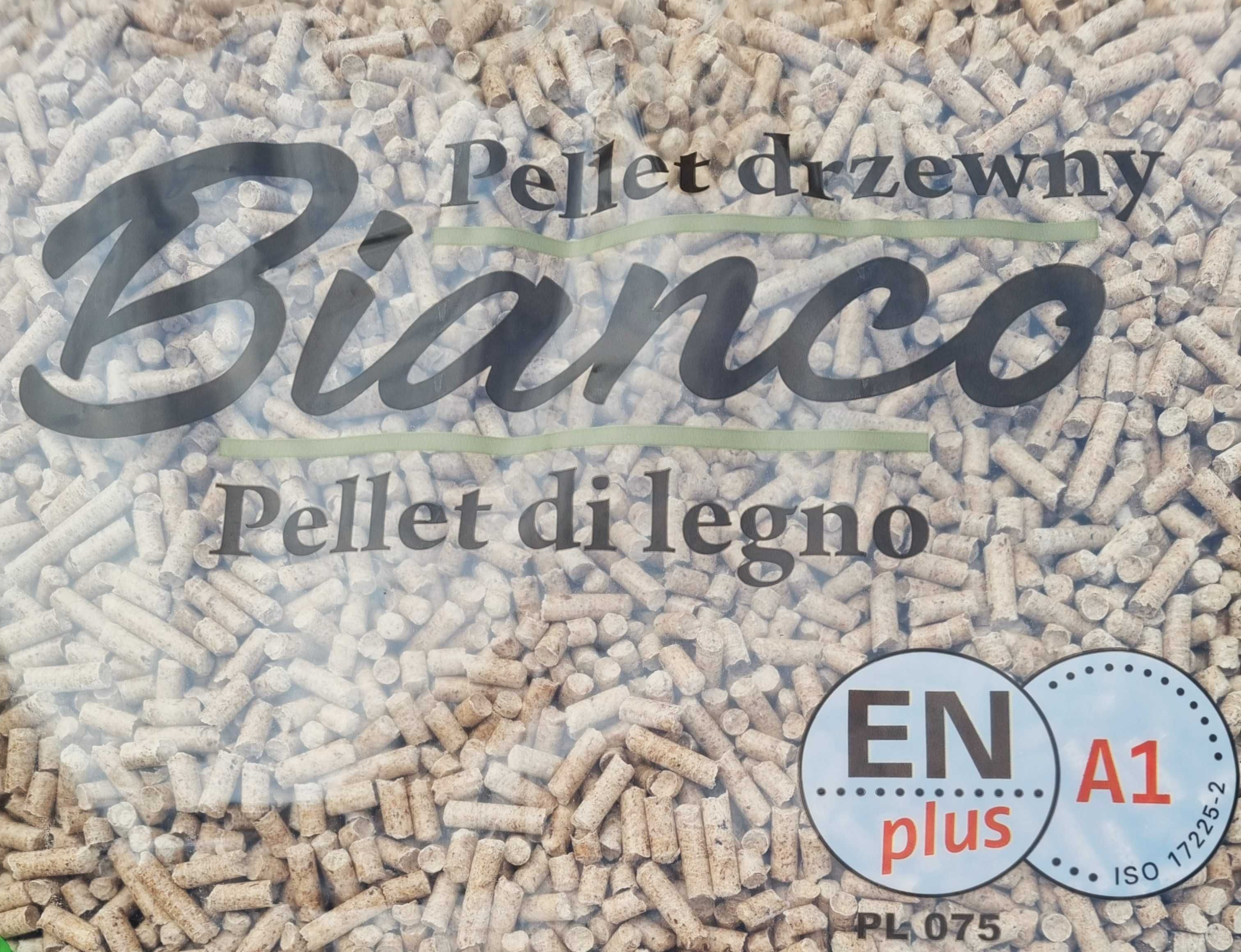 pelet pellet BIANCO jasny EN Plus A1