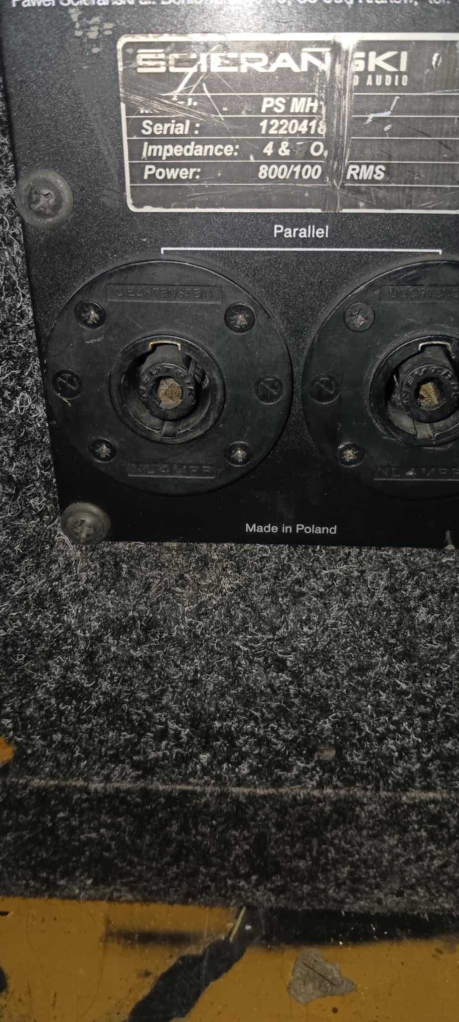 2 x Ścierański 2 x 12" B&C plus driver