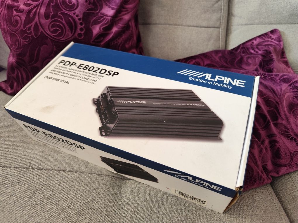 Wzmacniacz Alpine PDP-E802DSP 8 kanałowy gwarancja 1,5r !