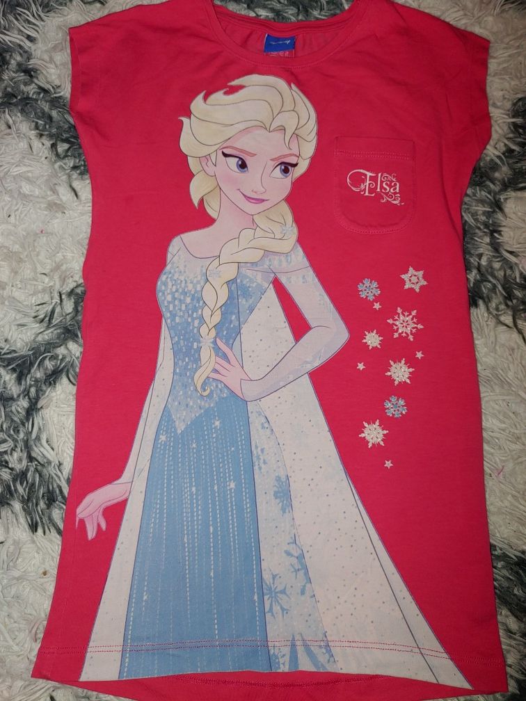 Sukienka tunika Disney Elza Kraina lodu rozm. 140cm