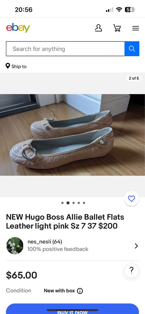 Балетки BOSS