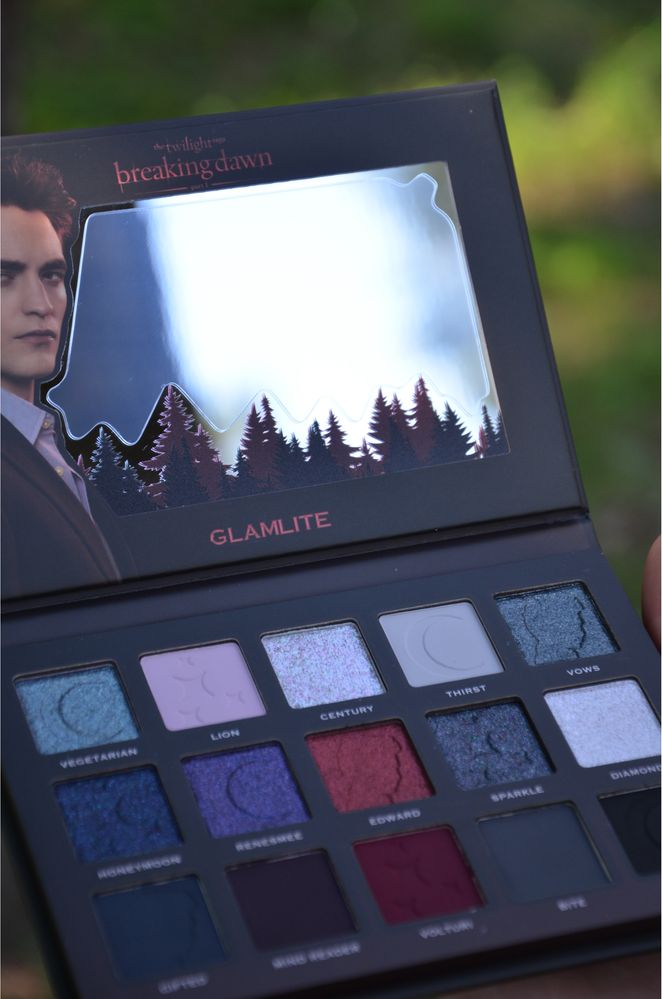 Набір косметики twilight glamlite палетка сутінки,набір для губ сумерк