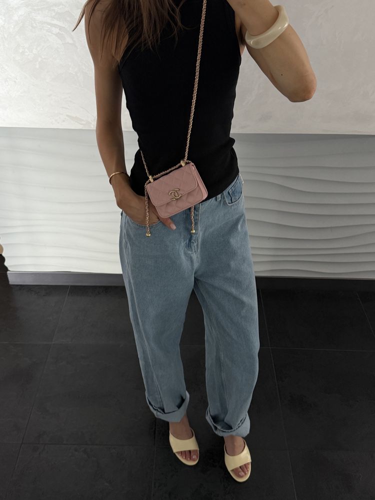 Сумка Chanel mini рожева