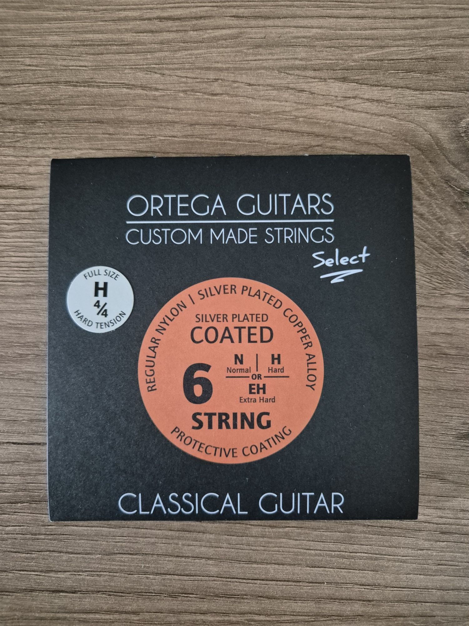 Struny do gitary klasycznej 4/4 Ortega Custom Select (hard tension)
