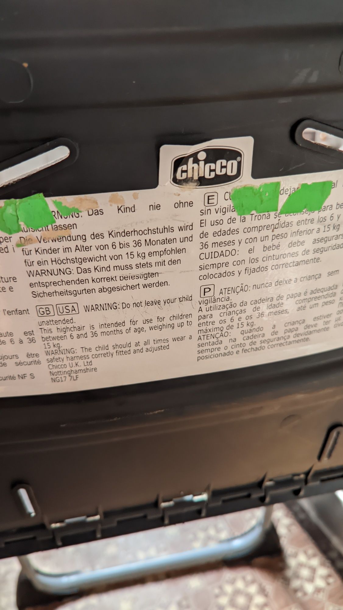 Детский стульчик chicco