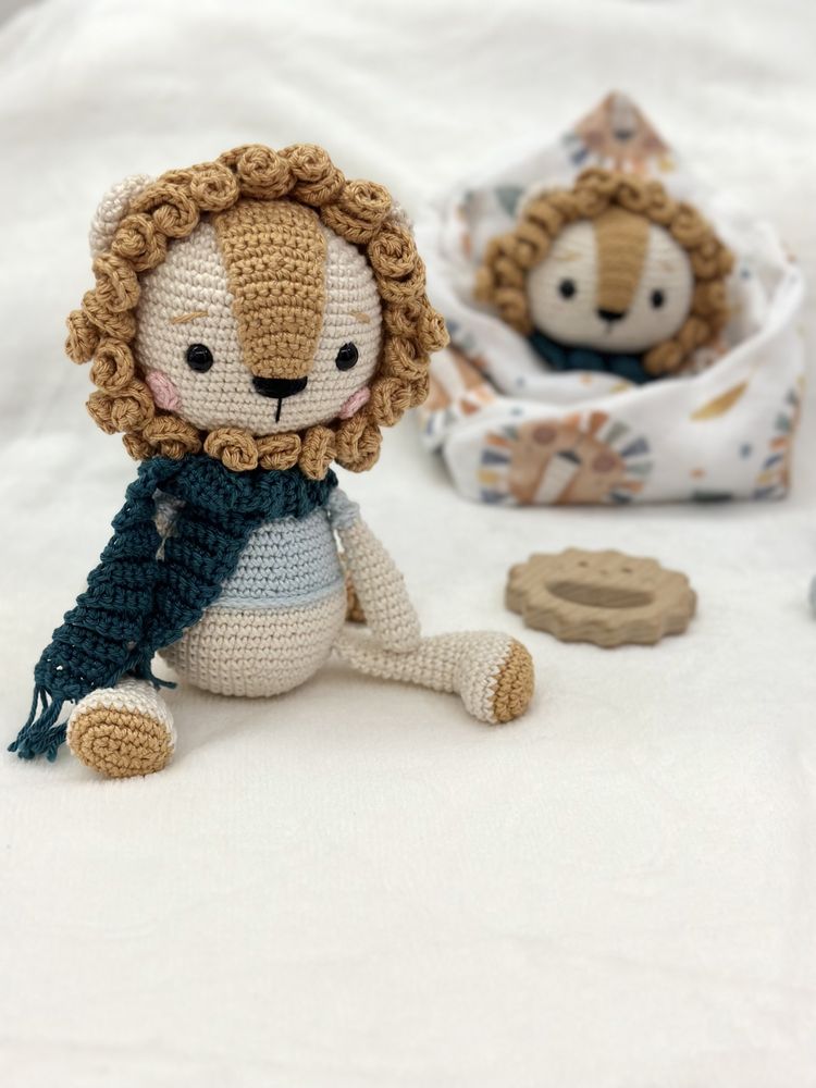 Naninha leão amigurumi