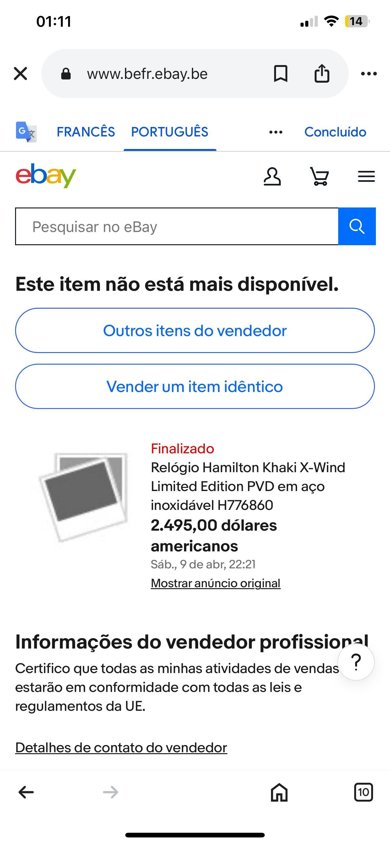 Relógio Hamilton Khaki X-Wind Automático edição Limitada n 1996 Novo