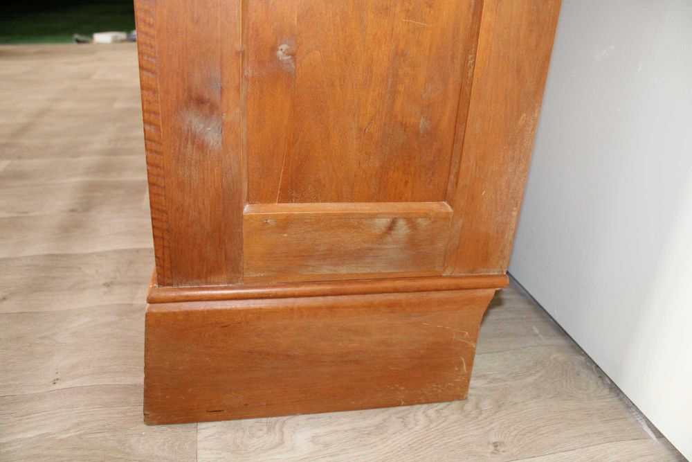 Regał drewniany masywny vintage stylizowany farmhouse