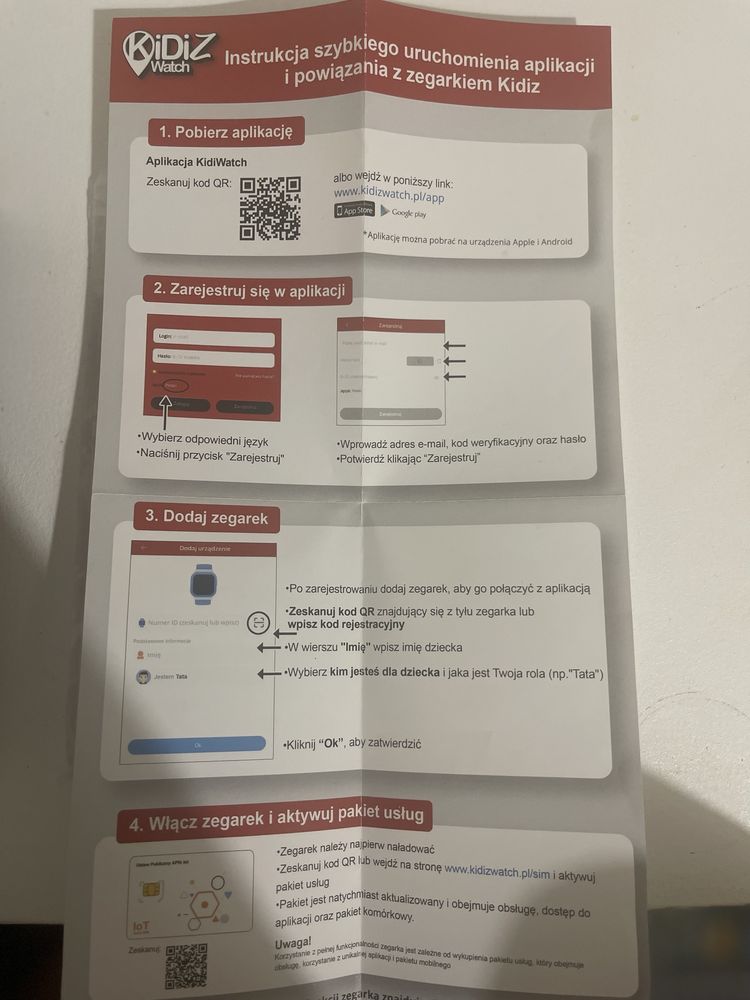 Zegarek dla dzieci smart