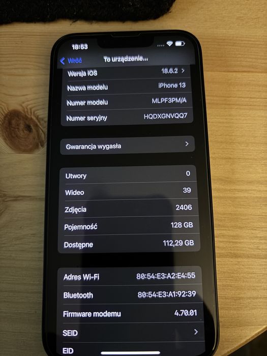 Iphone 13 na gwarancji