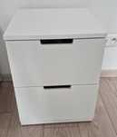 IKEA NORDLI komoda z szufladami biała
