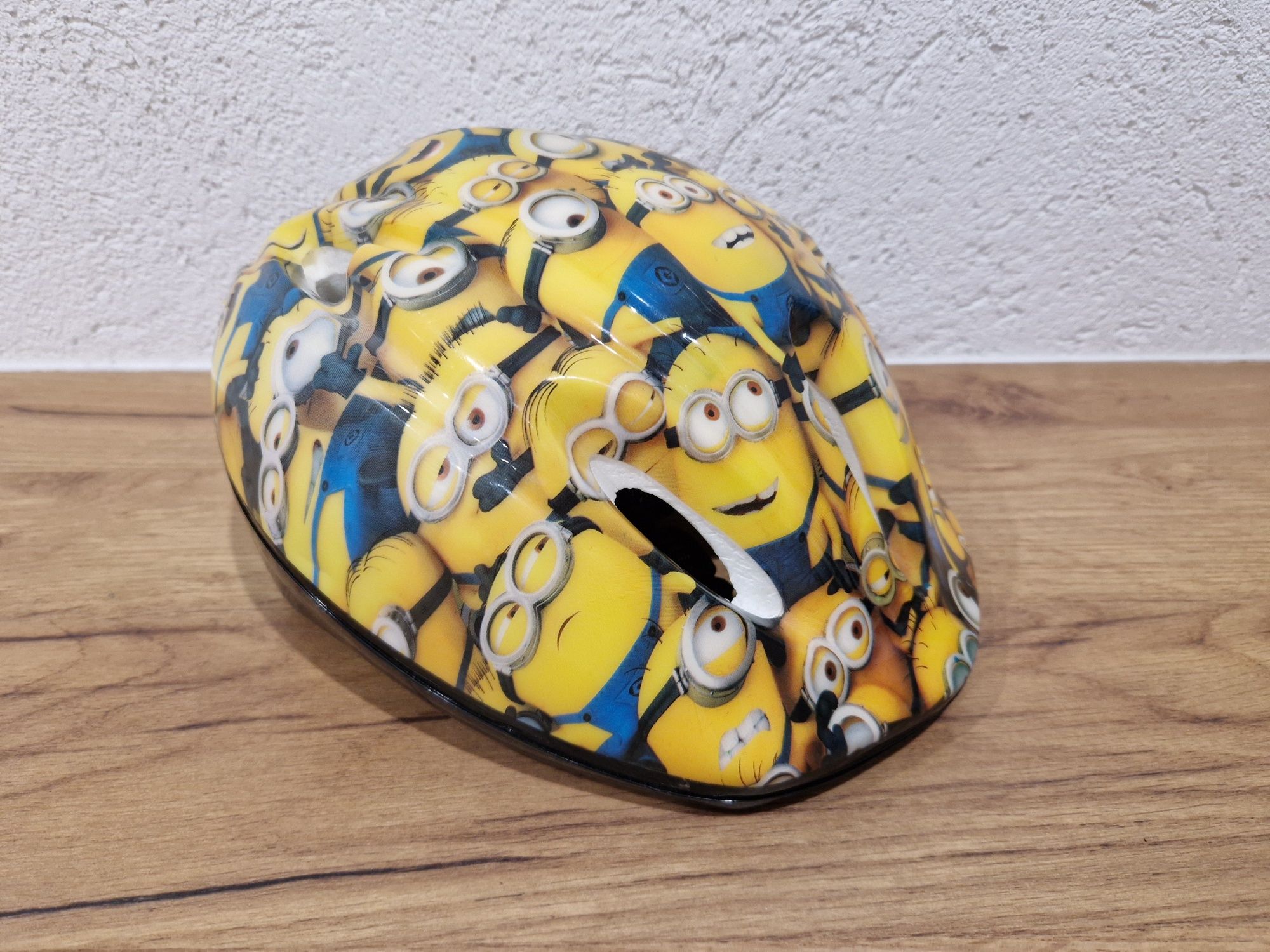 Kask Minionki dla dziecka 3+/ Polecam!