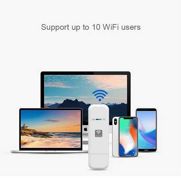 Hotspot Router WiFi 4G LTE USB 10 utilizadores [ENVIO GRÁTIS] PROMOÇÃO
