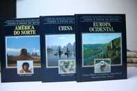Conjunto de 3 livros da coleção "Países e Povos do Mundo"