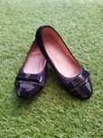 Buty, baleriny, czułenka, damskie, 36, czarne , płaski obcas, Vices