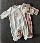 Pack de 2 babygrows (0-1M)