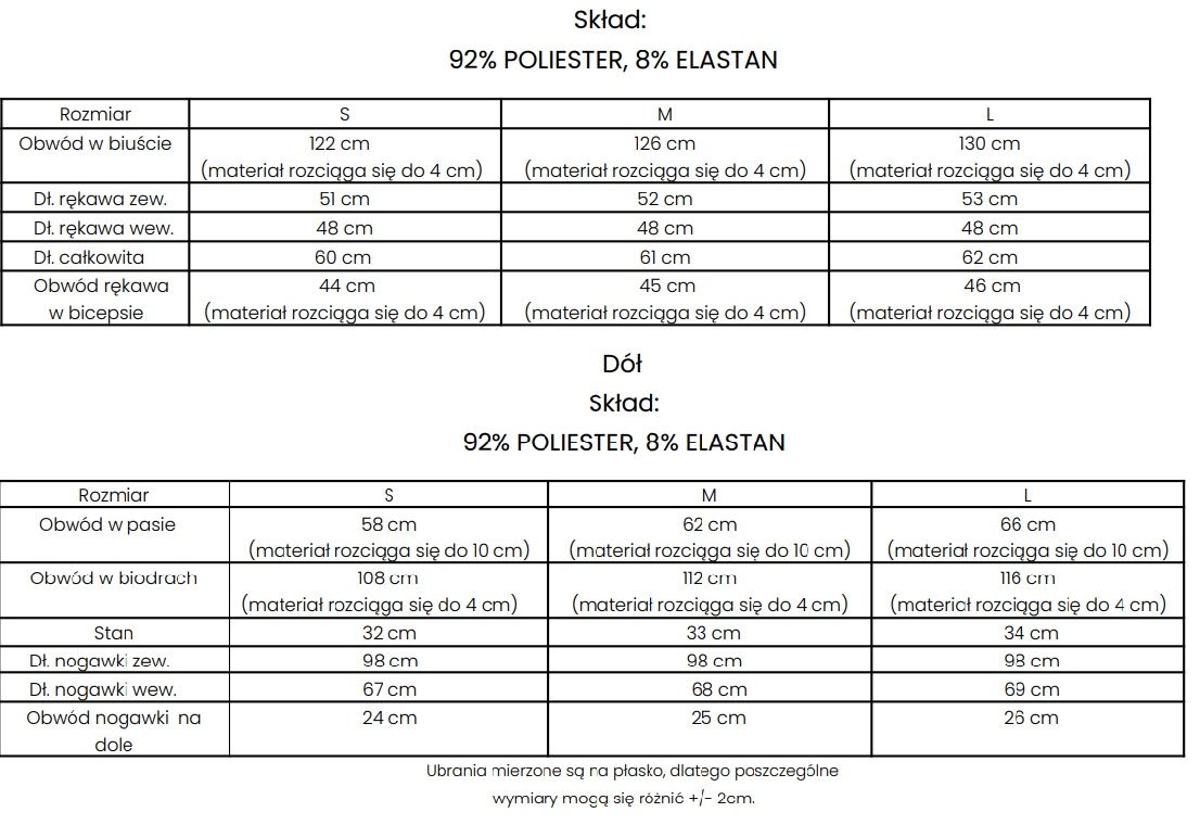 Komplet damski Olavoga Peta L zielony welurowy