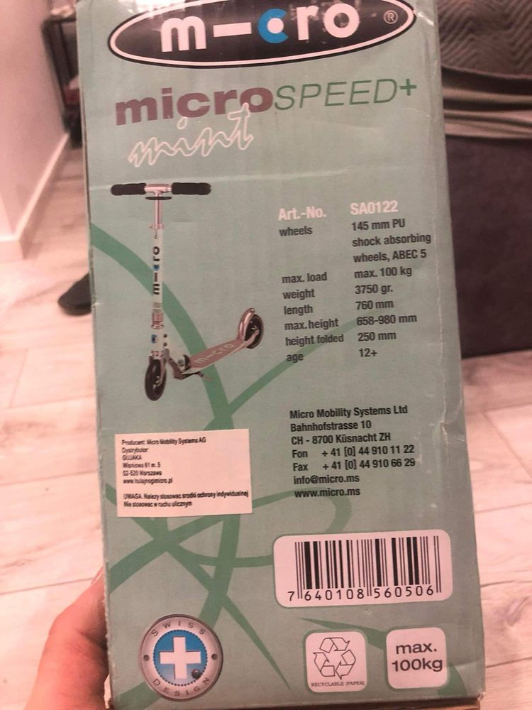 Hulajnoga Micro Speed+