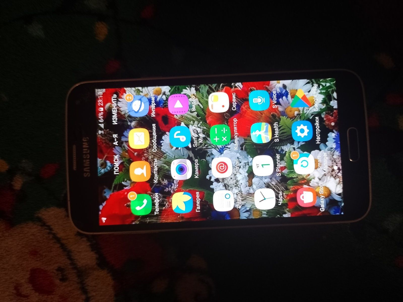 Телефон Samsung S 5 neo. На запчасти. Рабочий.