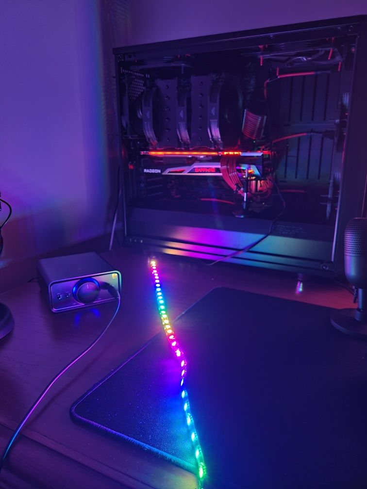 3 Fitas Led de 60cm cada  Asus ROG Adressable