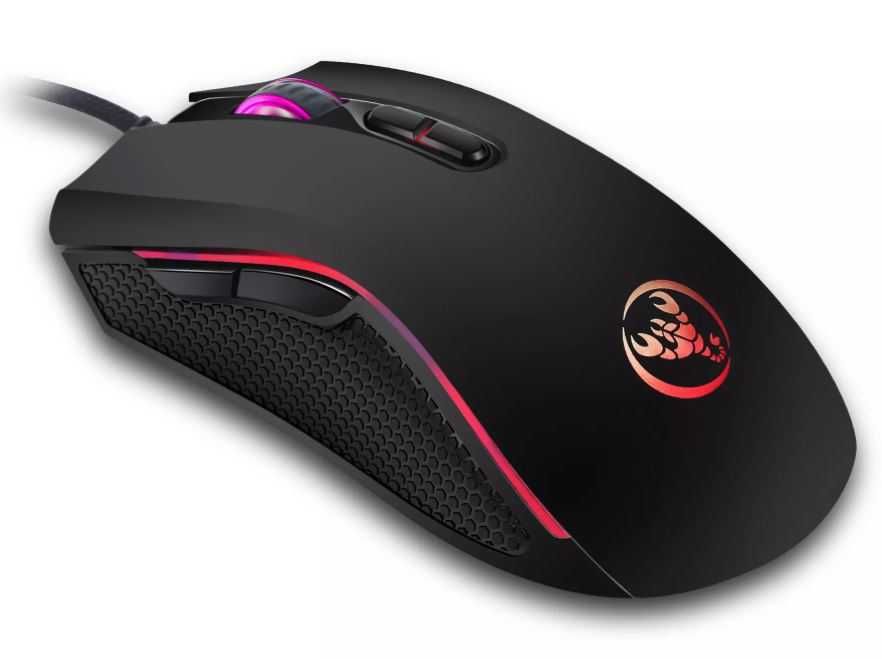 Геймерская мышь мышка для компьютера ноутбука с RGB подсветкой 3200dpi