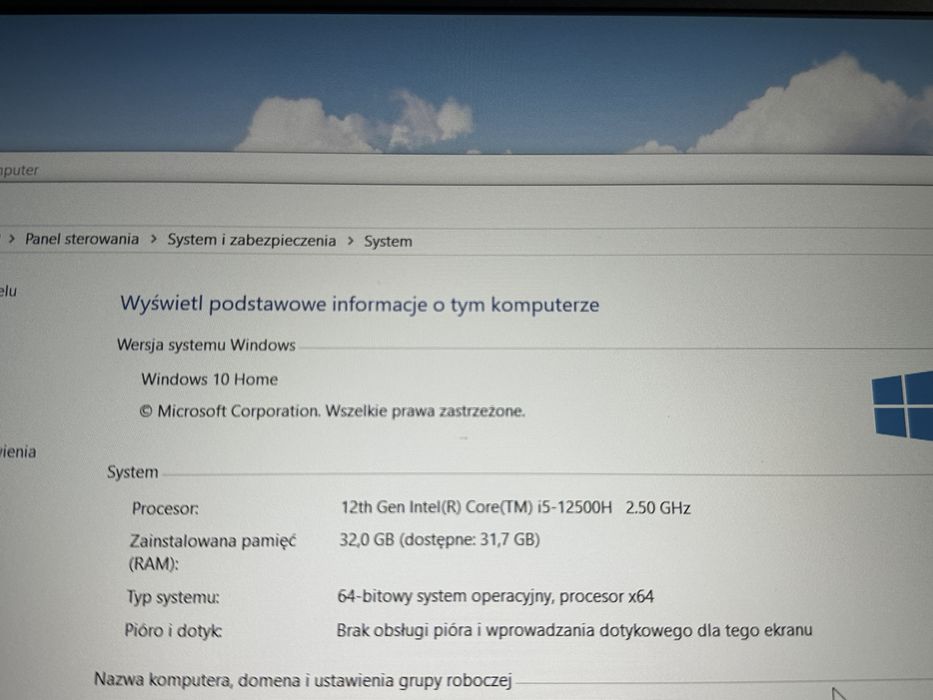 Laptop Gigabyte I5 12500h RTX 4050 32/1tb ssd