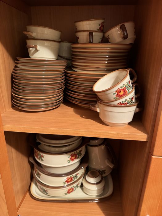 Porcelit PRUSZKÓW lata 70te komplet obiadowy