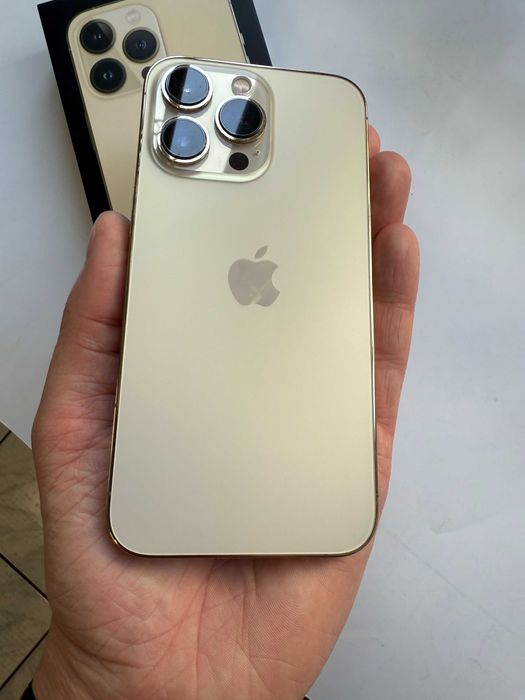 iPhone 13 Pro, Gold, 128 GB, kondycja 100%, gwarancja