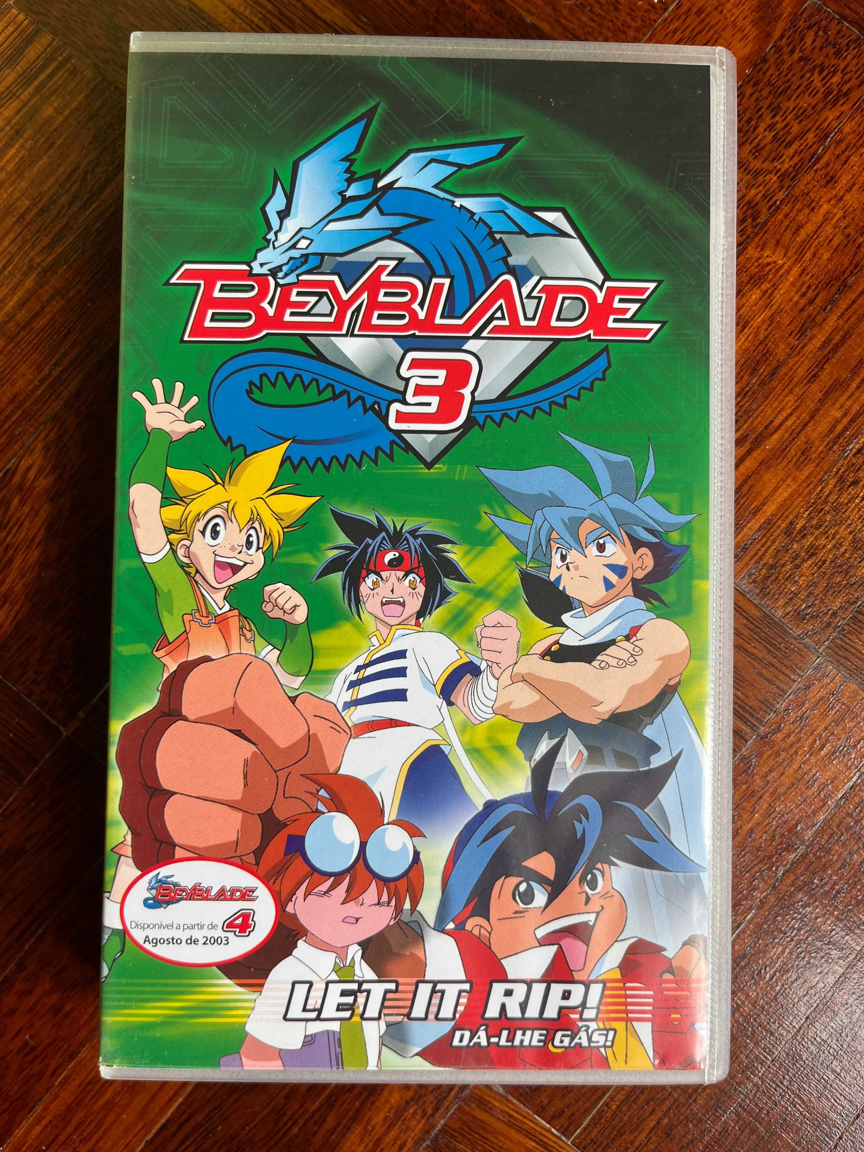 VHS Beyblade 3: Dá-lhe gás! (2003) DUB PT-PT