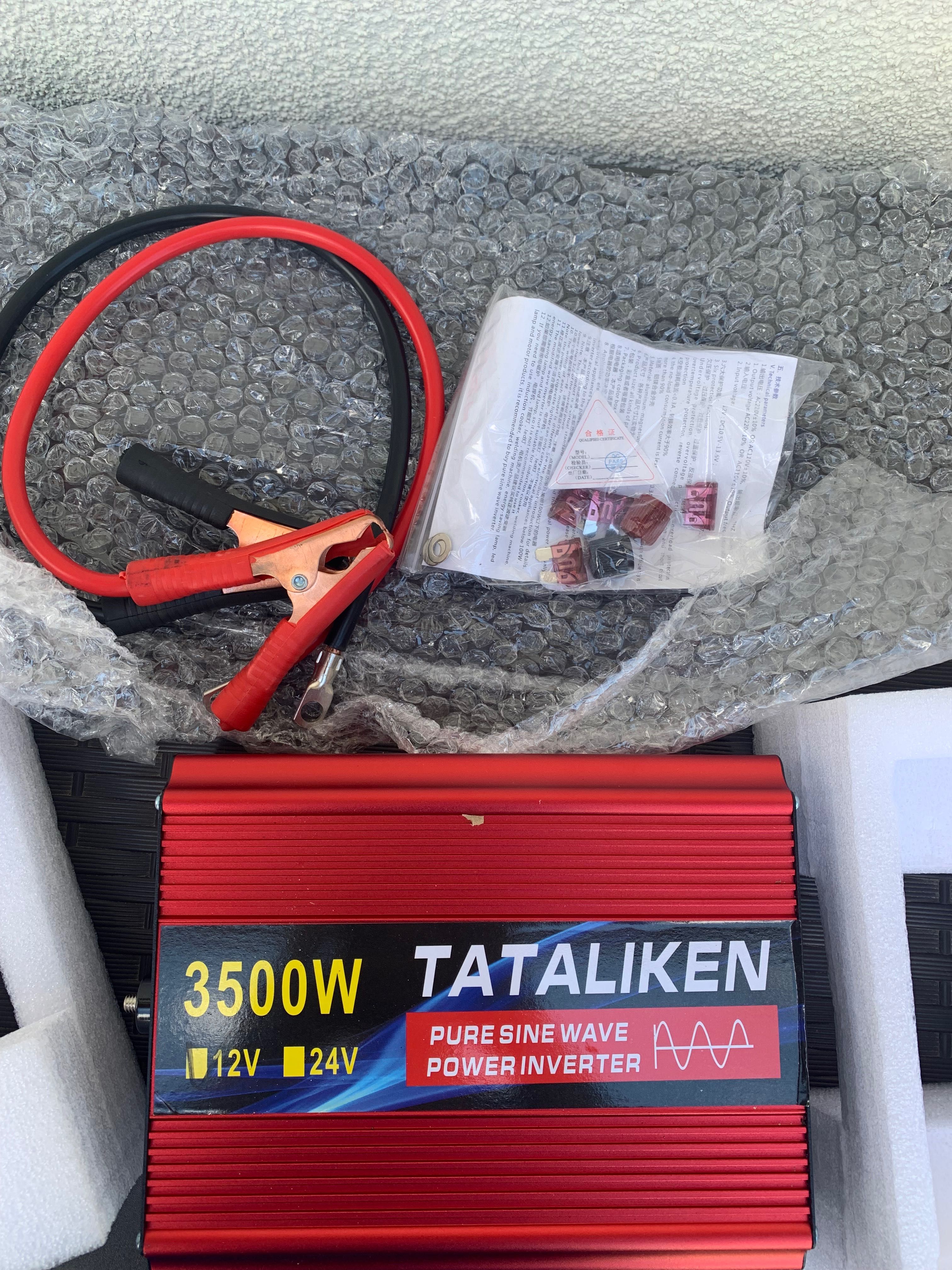 Інвертор TATALIKEN 3500 W з чистою синусоідою.