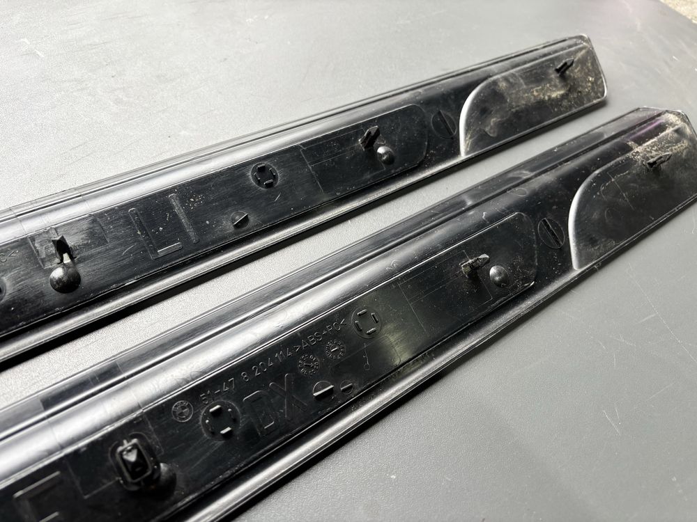 Listwy progowe wewnętrze BMW E46 coupe cabrio MPAKIET listwy