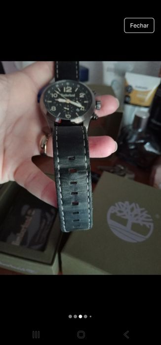 Relogio como nova timberland