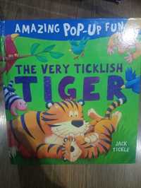 Дитячі інтерактивна книга з рухомими елементами The very tiklish tiger