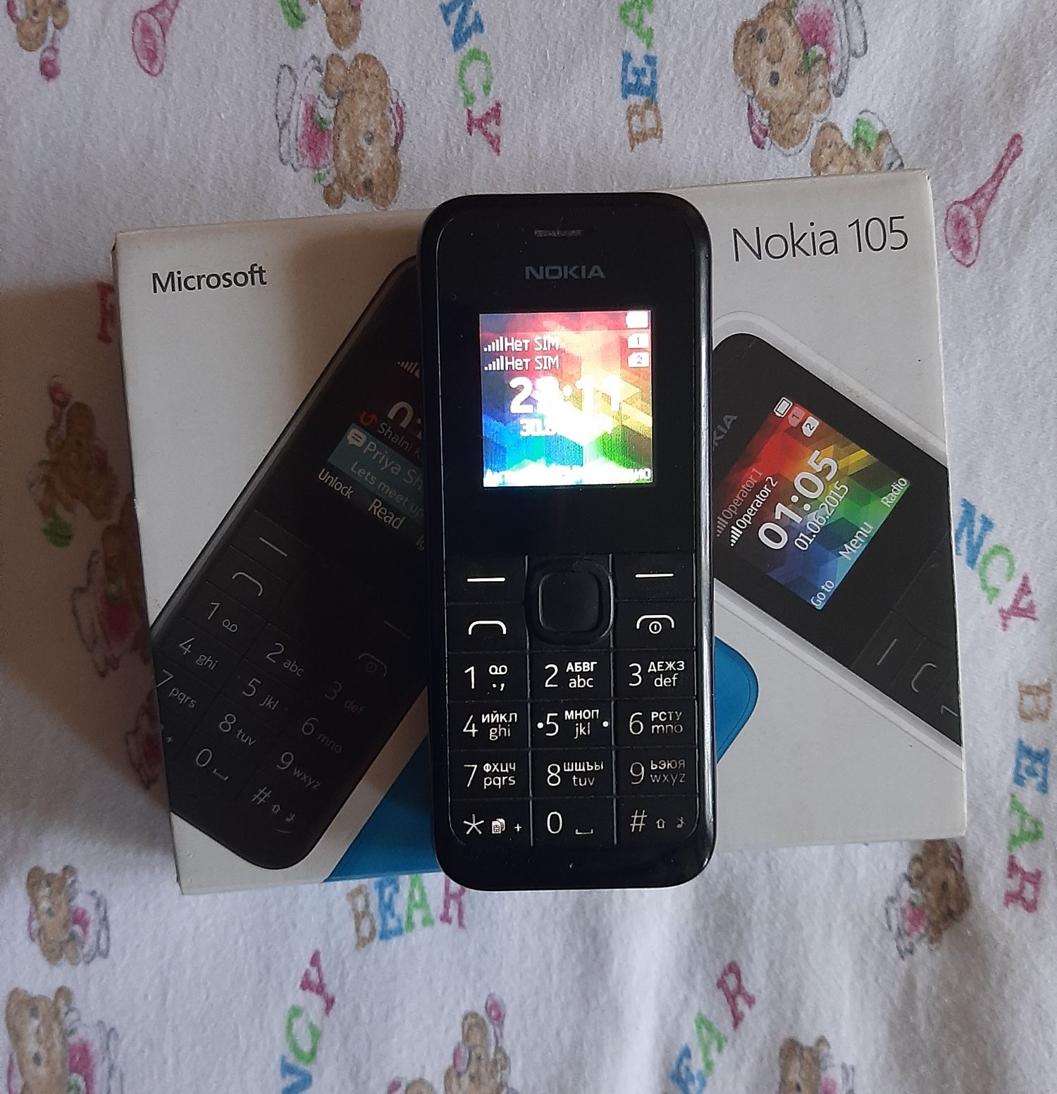 Мобільний кнопочний телефон Nokia 105