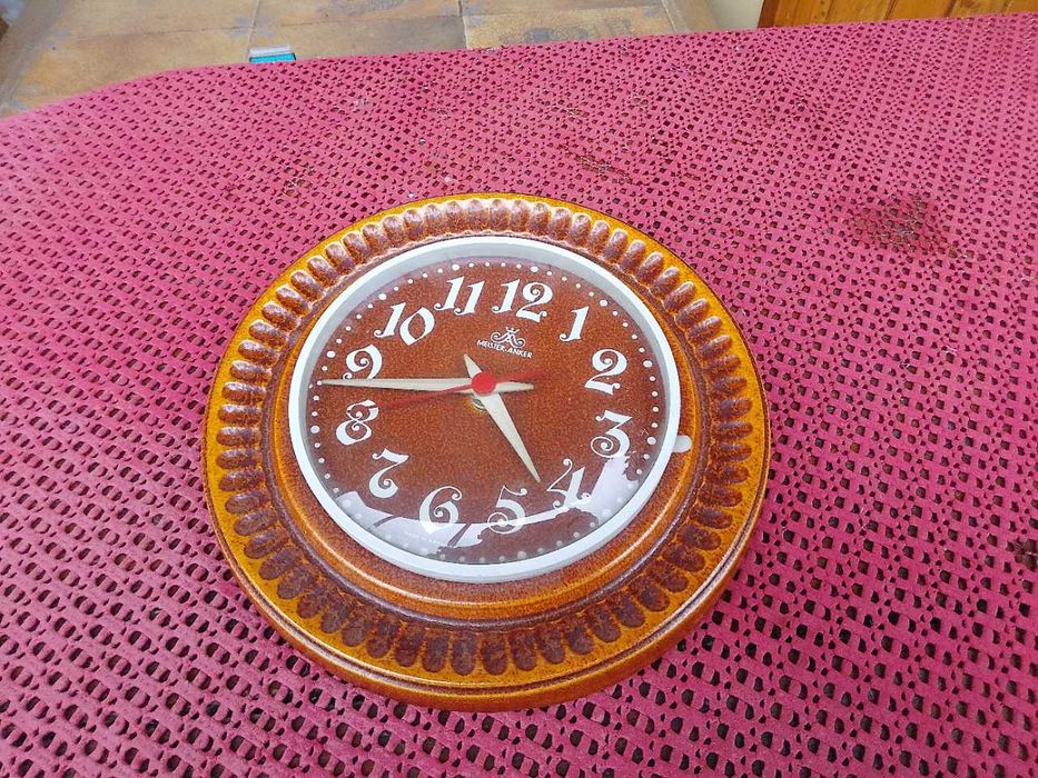 Stary zabytkowy niemiecki zegar MEISTER ANKER