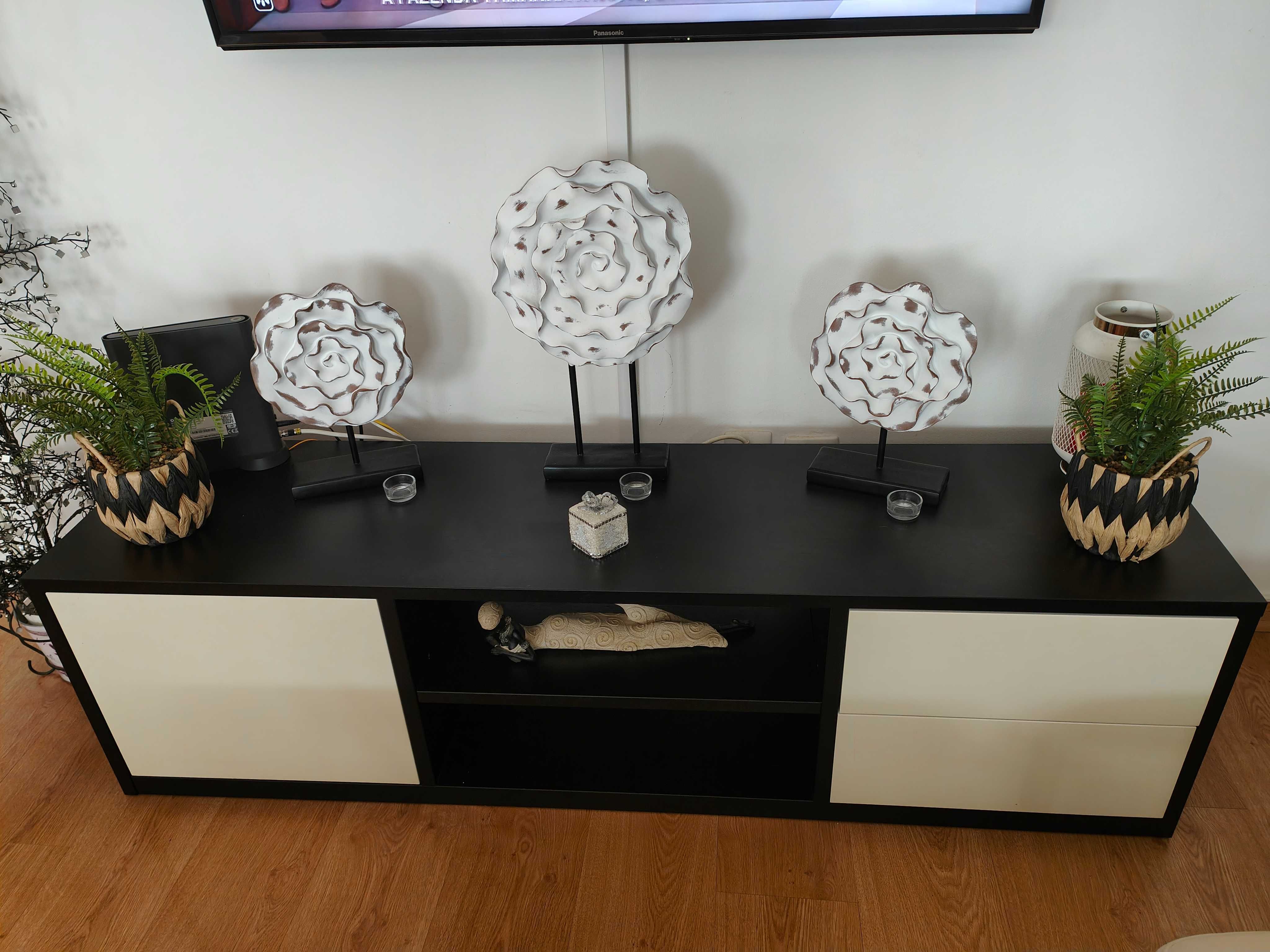 Conjunto de sala, Móvel TV, Aparador e Mesa de refeição extensível