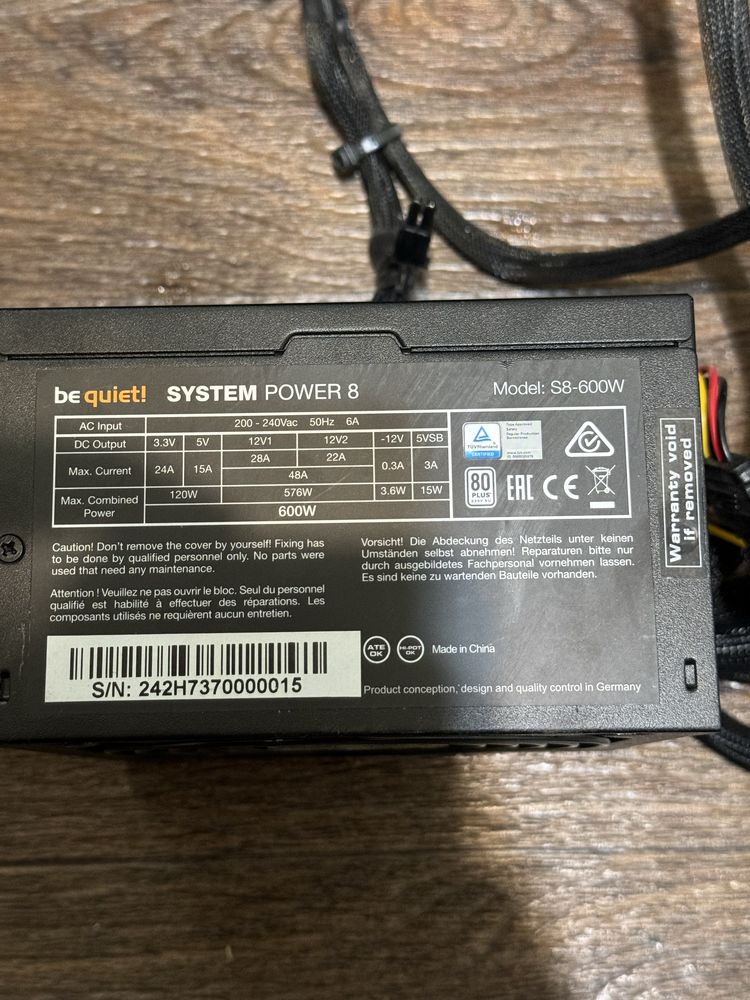 Блок питания  be quiet! System Power 8 600W