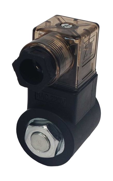 ELEKTROZAWÓR Nabojowy NC 220V AC Cewka Wtyczka [4105]