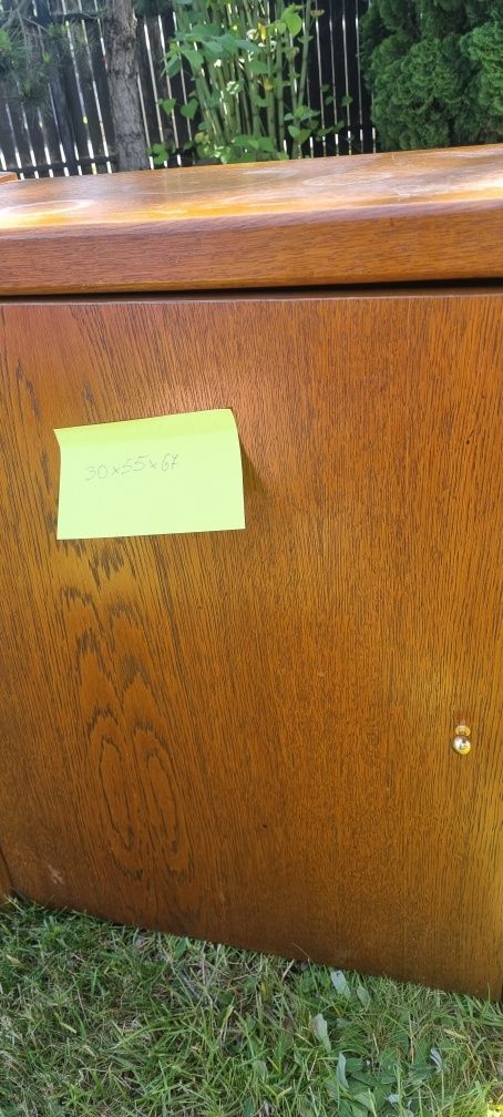 Szafka dębowa Famos lata 80
