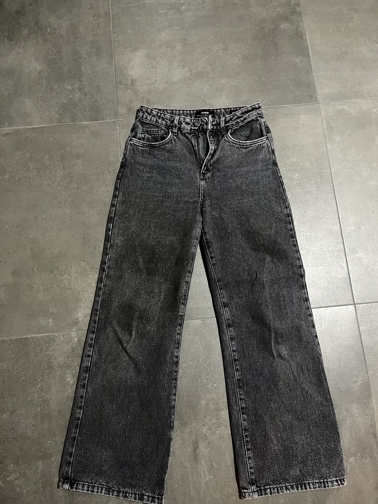 Jeansy wide leg petite
