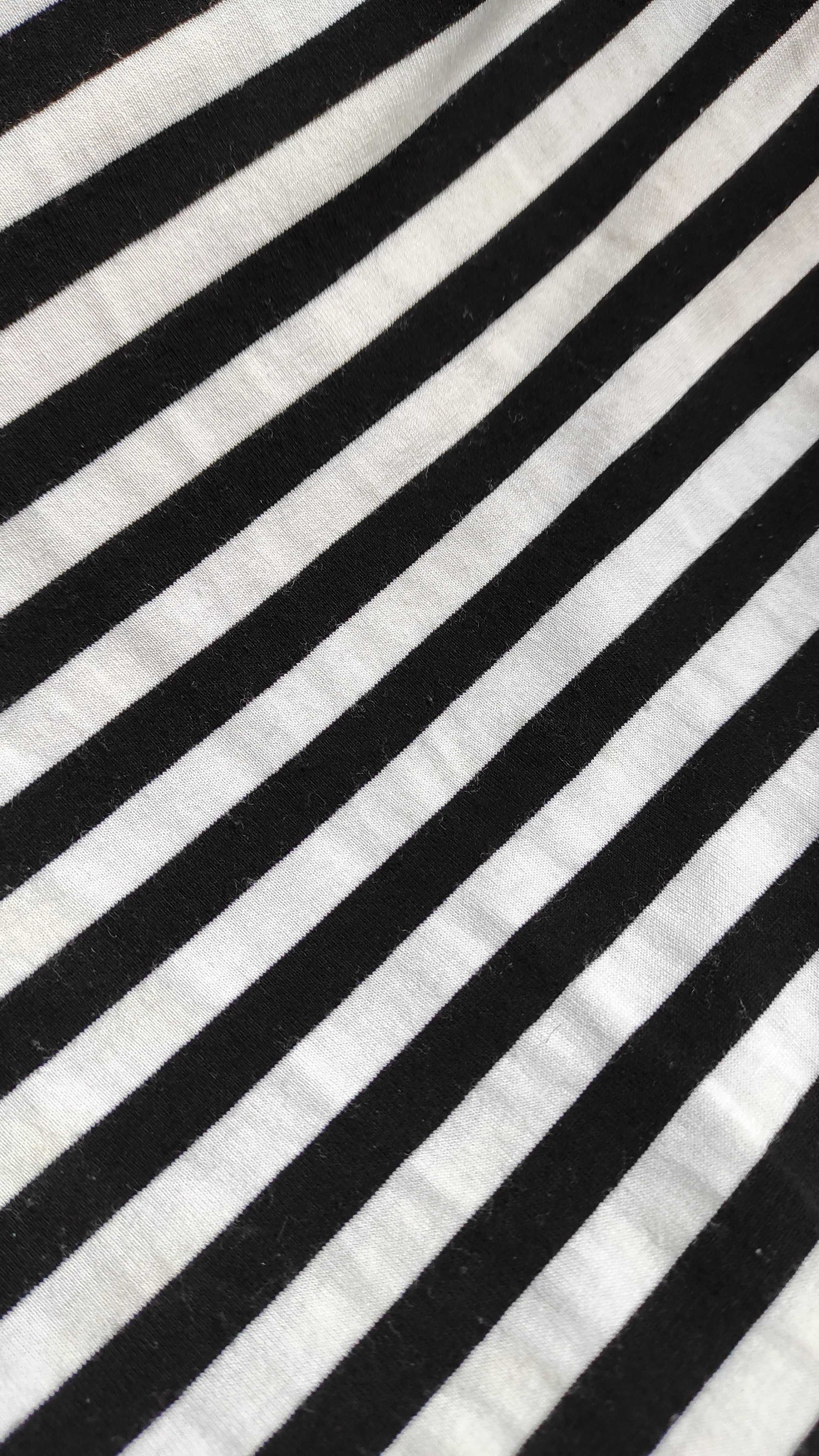Sukienka ciążowa w paski (Zebra) MIDI