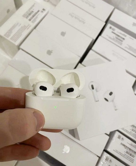 Бюджетные Беспроводные Наушники АирПодс 3 Люкс Качества +чехол