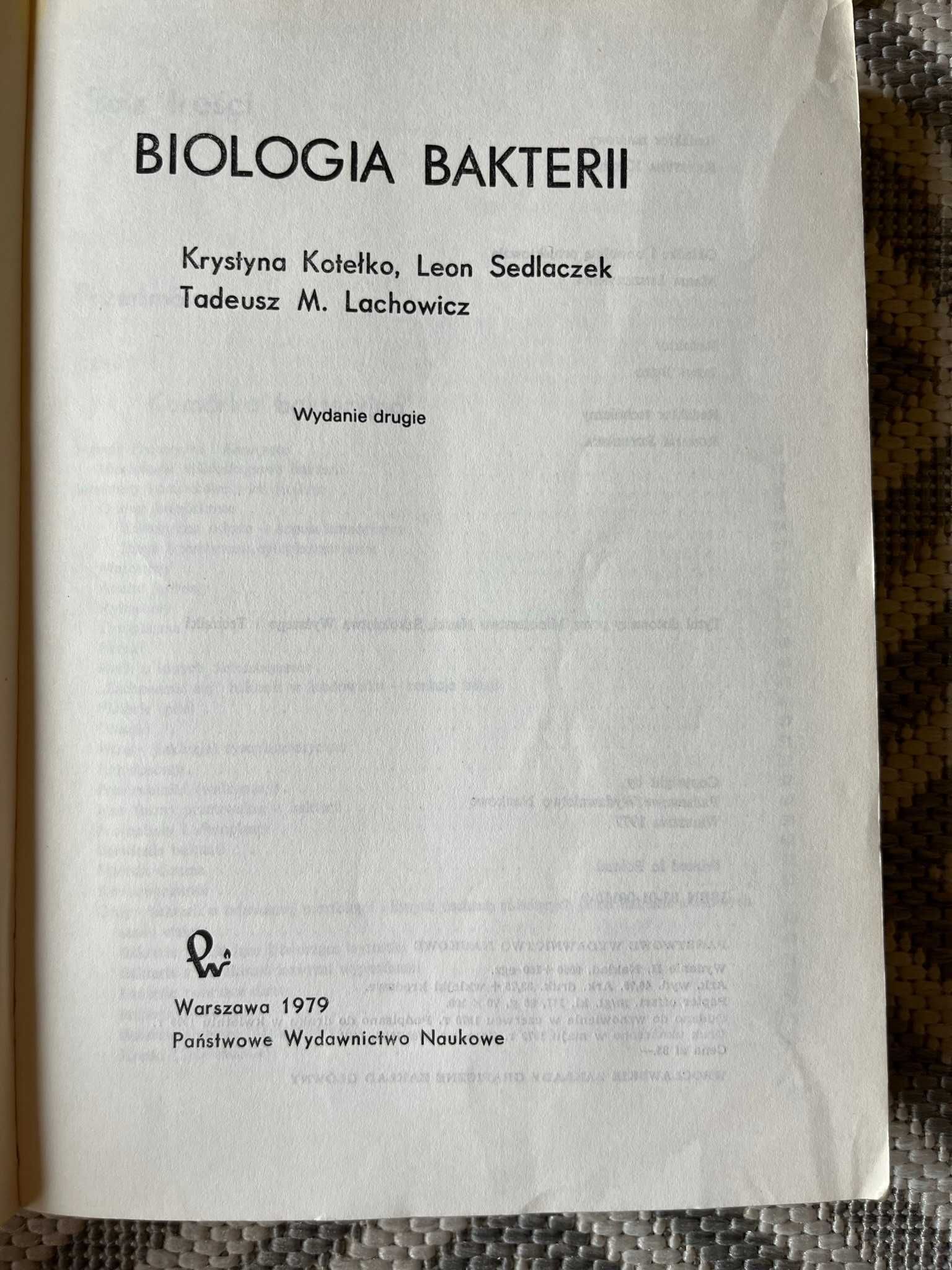 Biologia bakterii PWN 1979