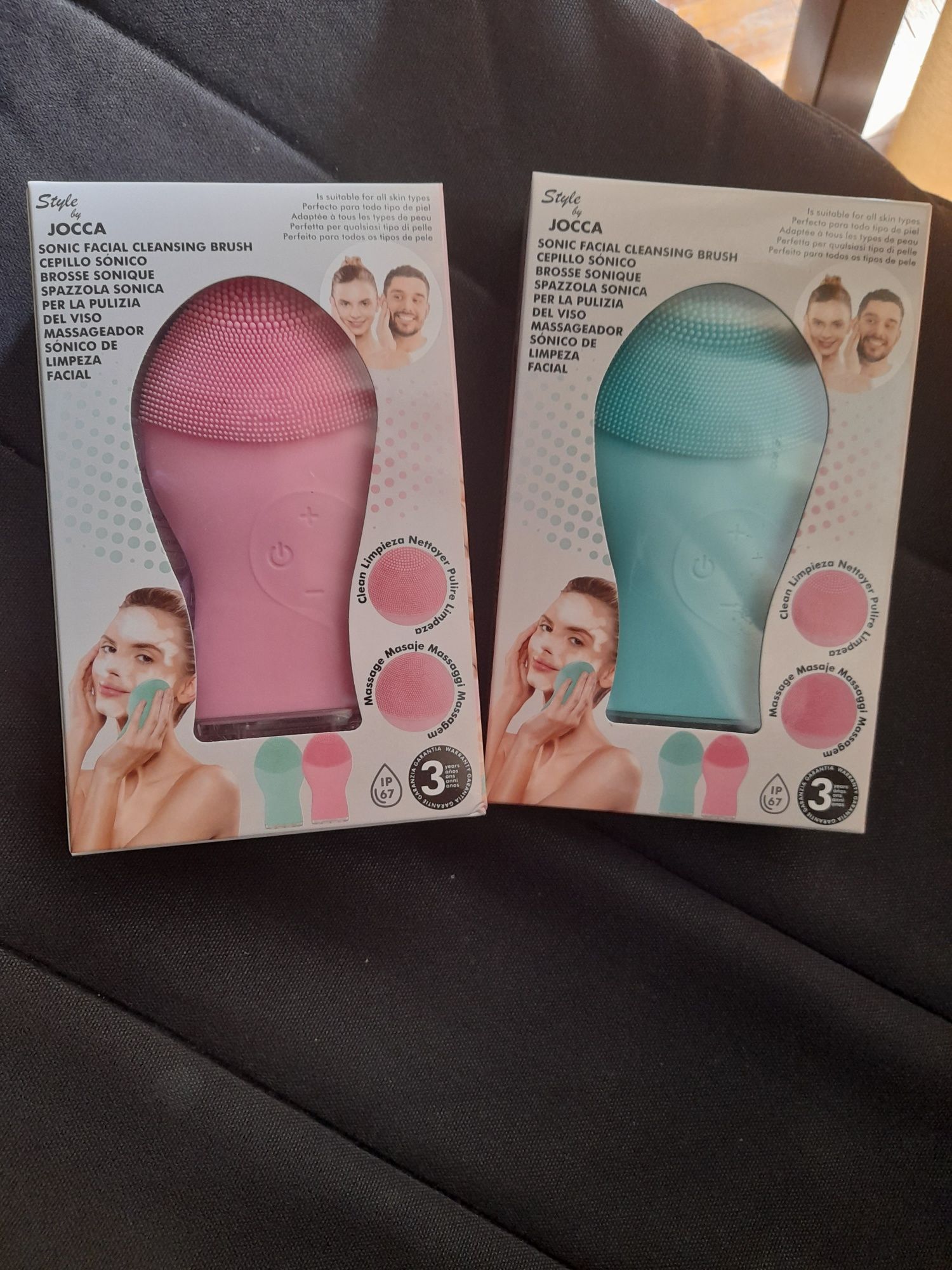 Massageador sónico de limpeza facial-NOVO
