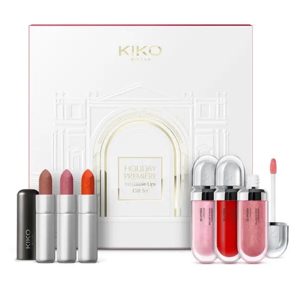 Набір Kiko Milano 3D блиск Holiday Premiere Irresistible Lips Gift Set