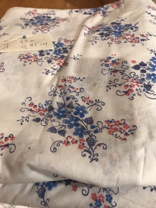 Ткань  ситец , ткань в клеточку