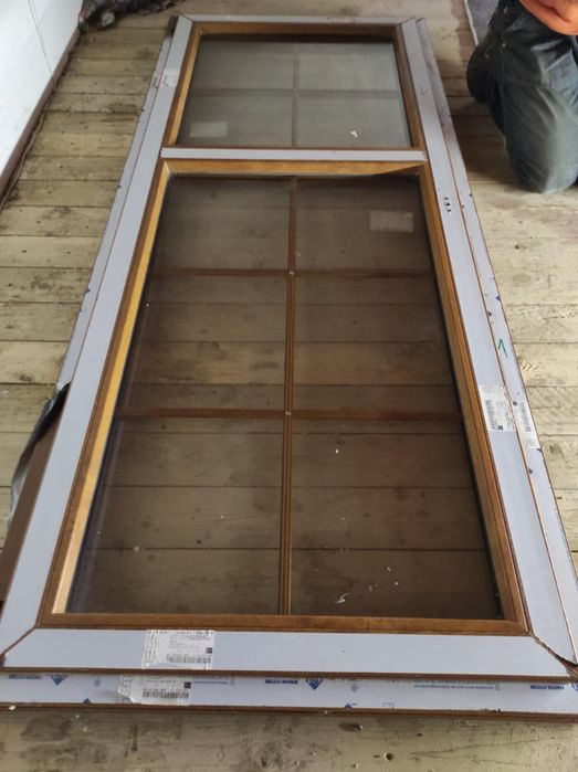 Drzwi balkonowe Złoty Dąb 210x88