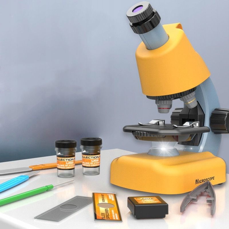 Mikroskop Naukowy Z Akcesoriami W Walizce 640X