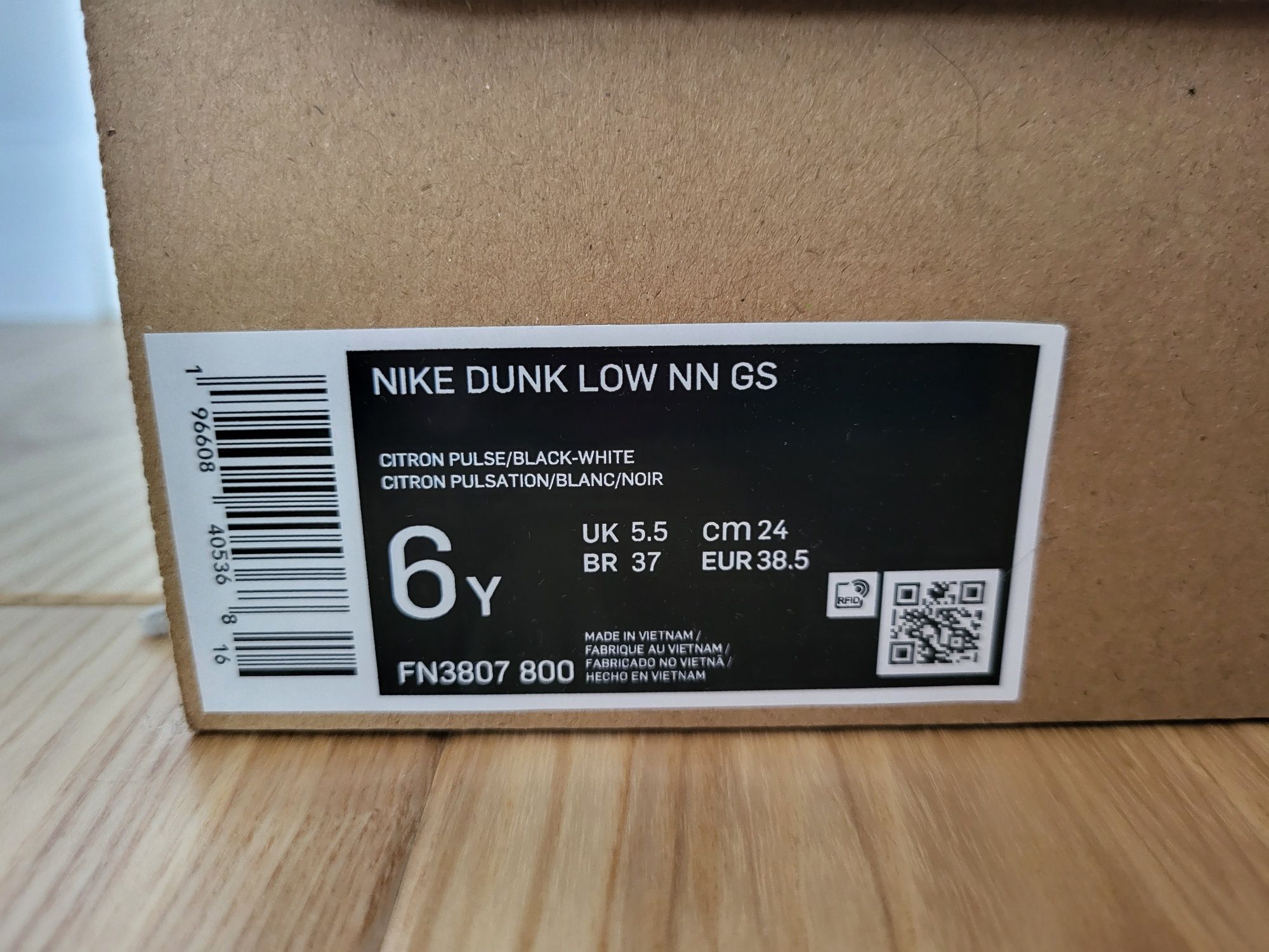 Nike Dunk Low, 38,5